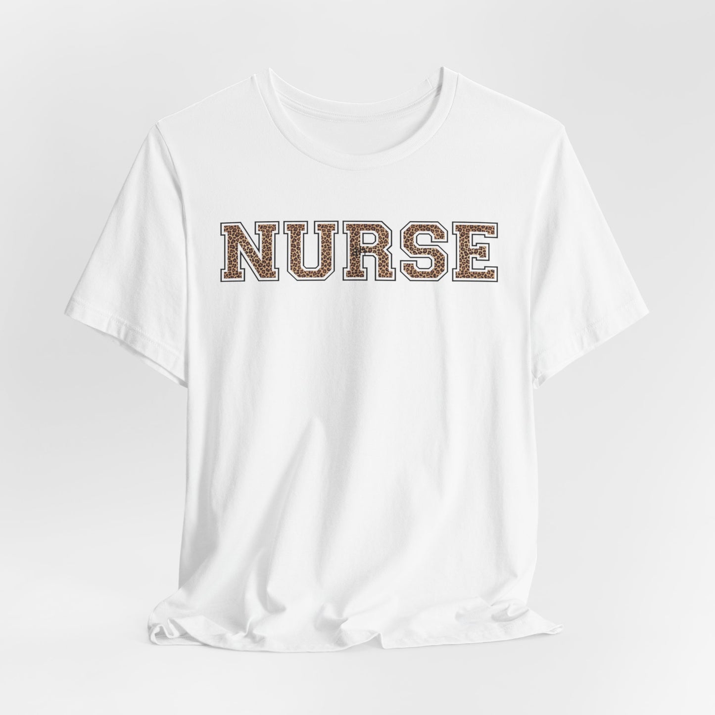 Collegiate Capital Nurse Tee - Cheetah on Black