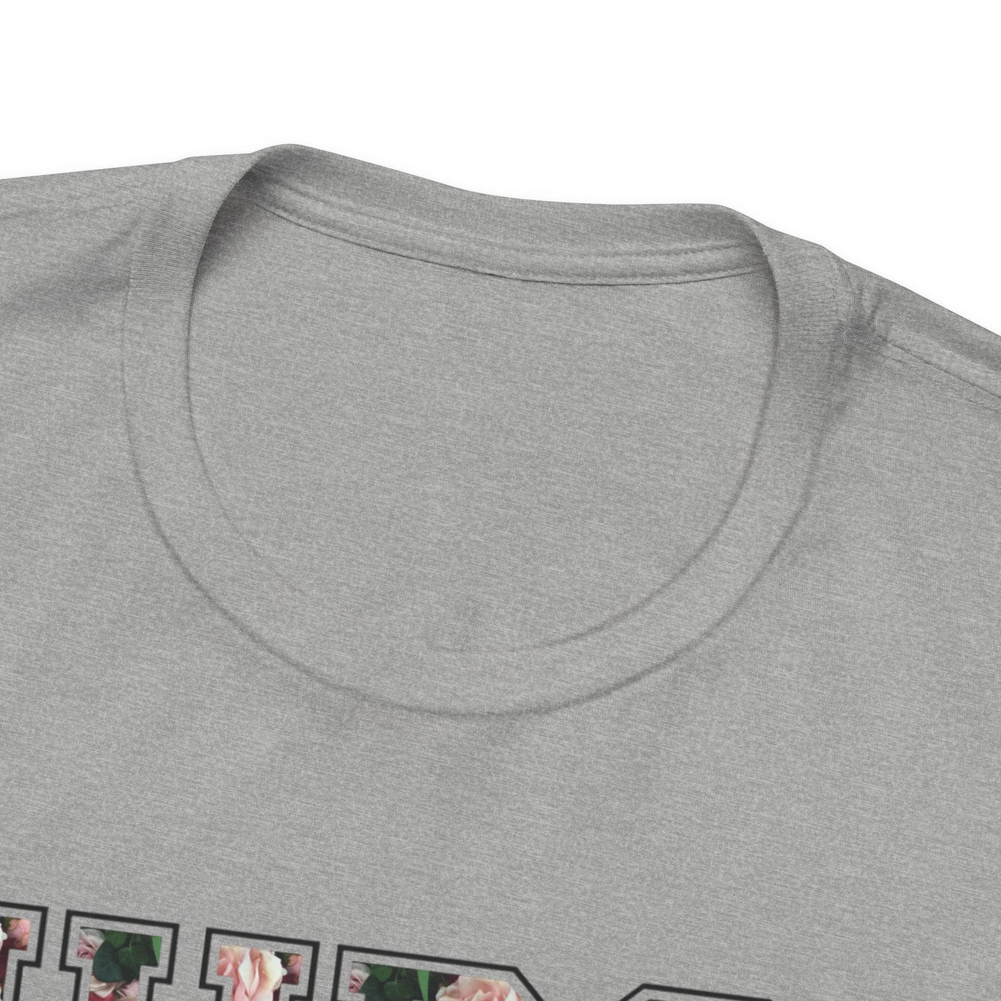 Collegiate Capital Nurse Tee - Floral on Black