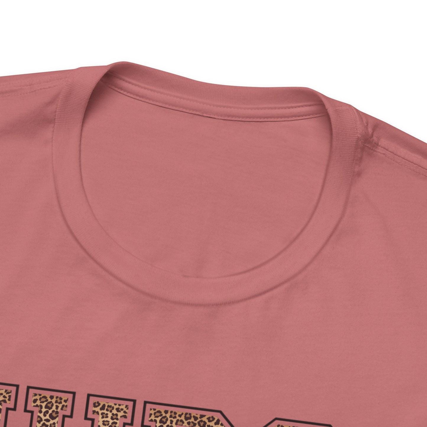 Collegiate Capital Nurse Tee - Cheetah on Black