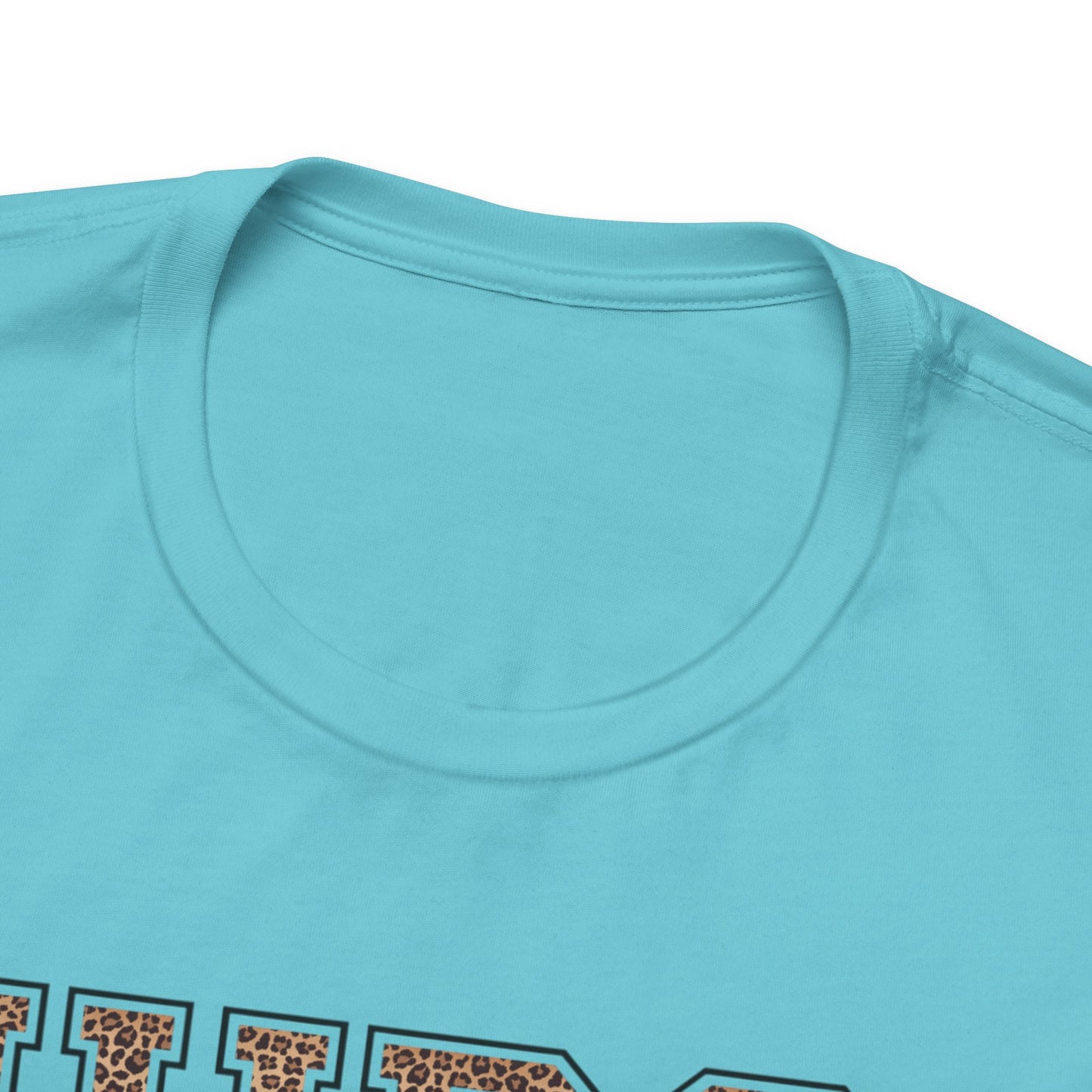 Collegiate Capital Nurse Tee - Cheetah on Black
