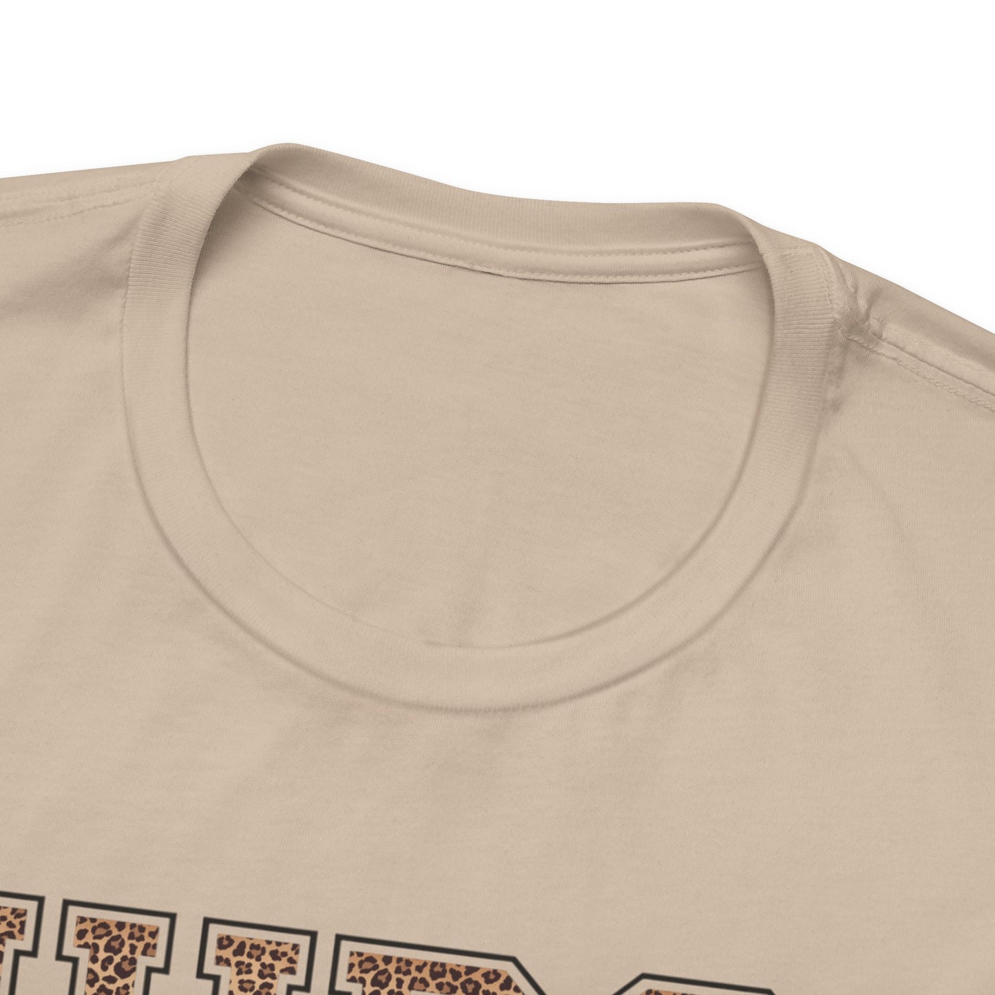 Collegiate Capital Nurse Tee - Cheetah on Black
