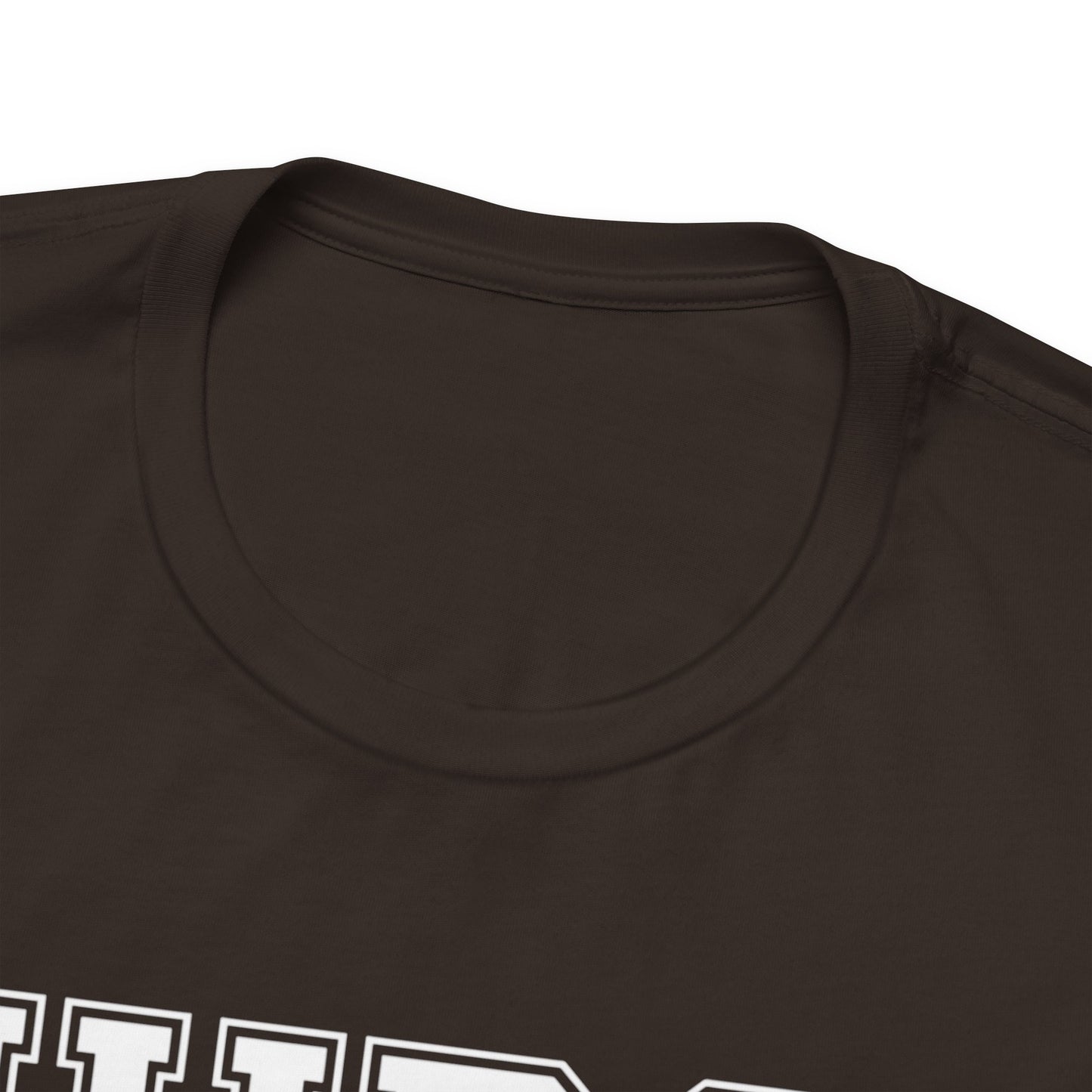Collegiate Capital Nurse Tee - White on White