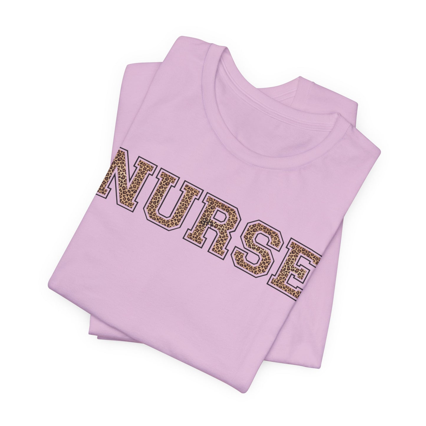 Collegiate Capital Nurse Tee - Cheetah on Black