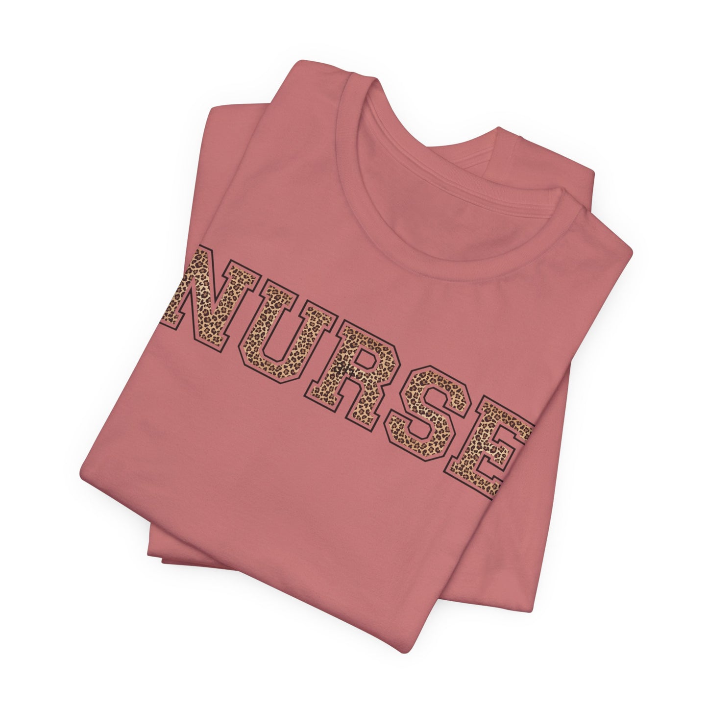Collegiate Capital Nurse Tee - Cheetah on Black