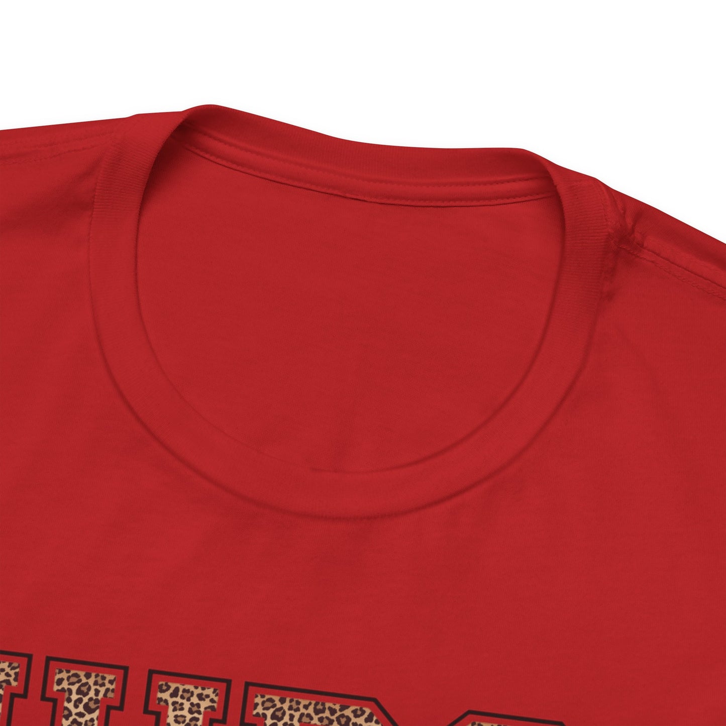 Collegiate Capital Nurse Tee - Cheetah on Black