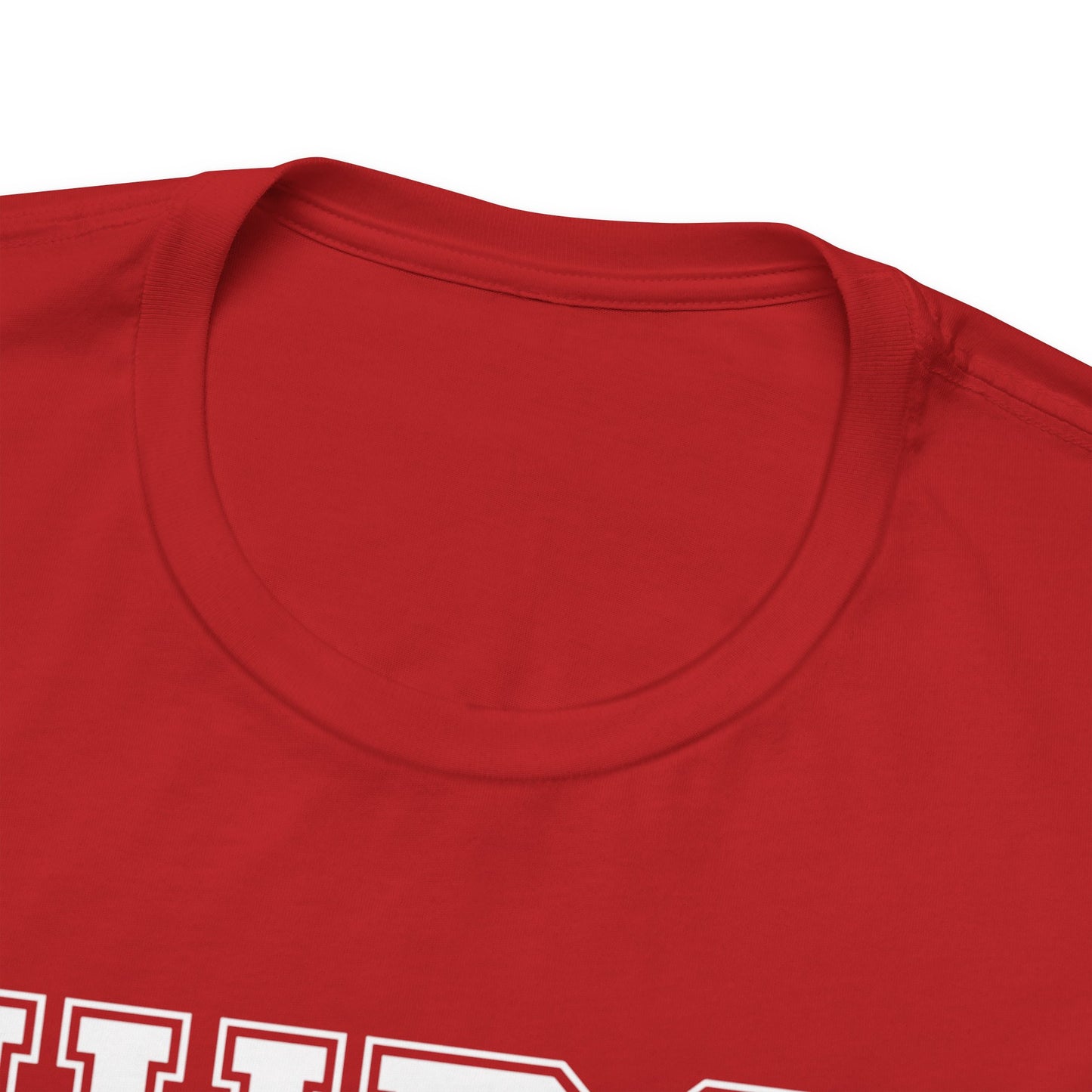 Collegiate Capital Nurse Tee - White on White