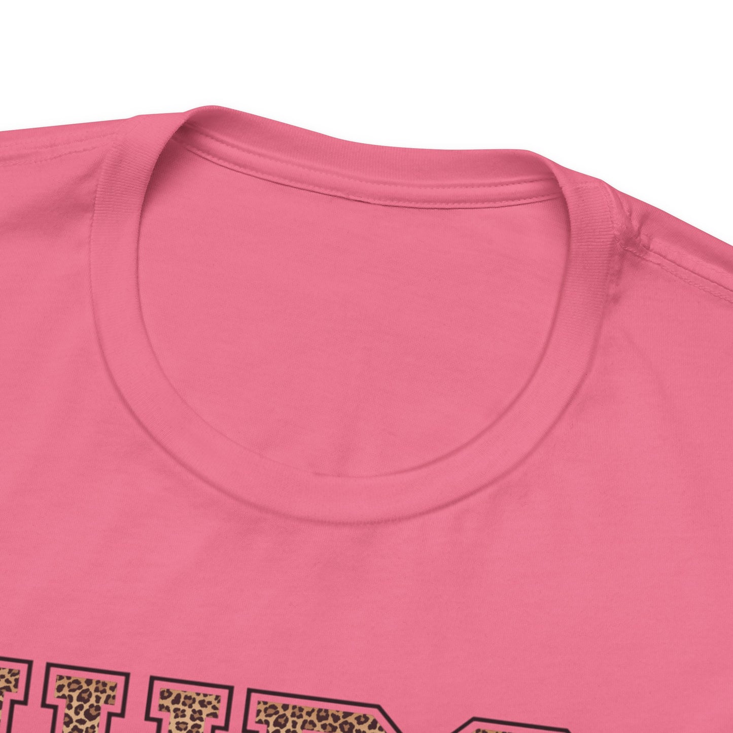Collegiate Capital Nurse Tee - Cheetah on Black