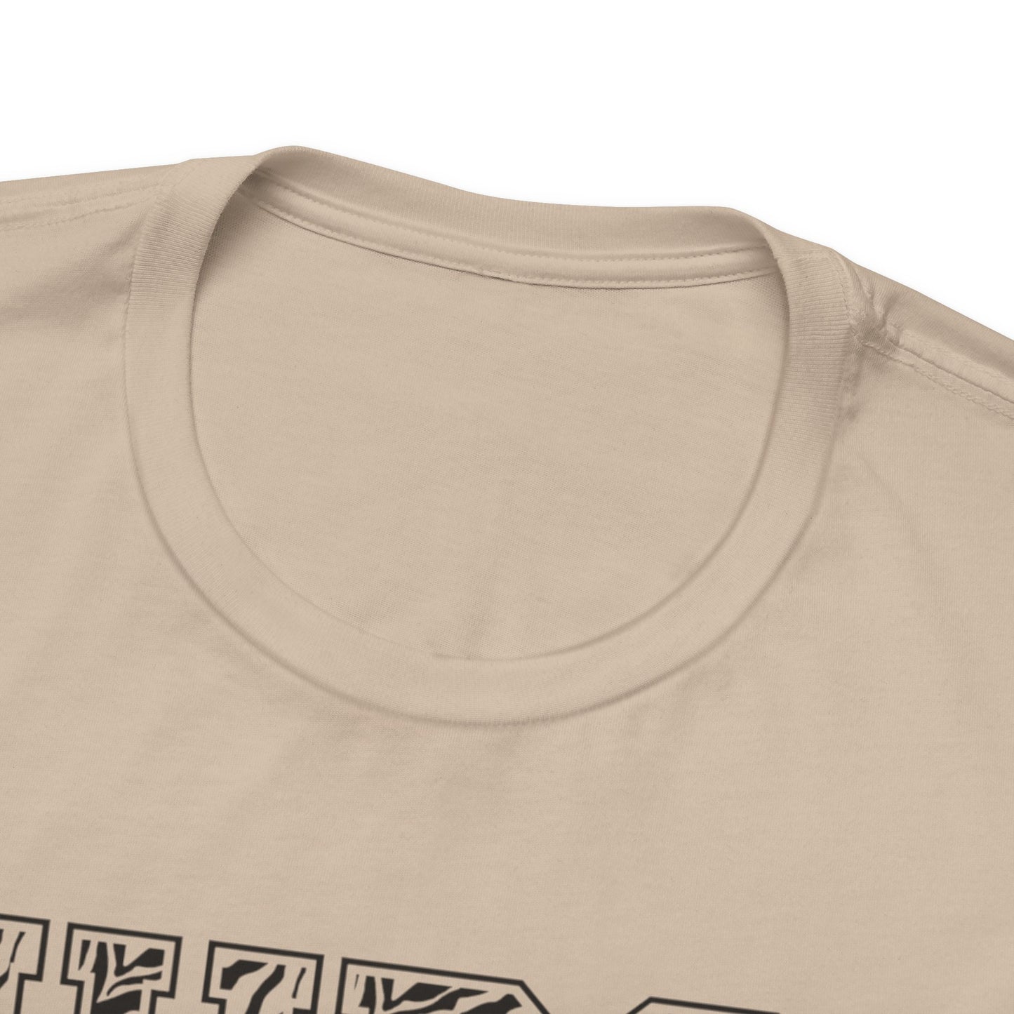 Collegiate Capital Nurse Tee - Zebra on Black