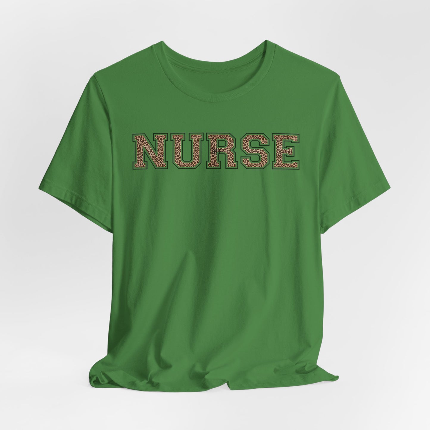 Collegiate Capital Nurse Tee - Cheetah on Black