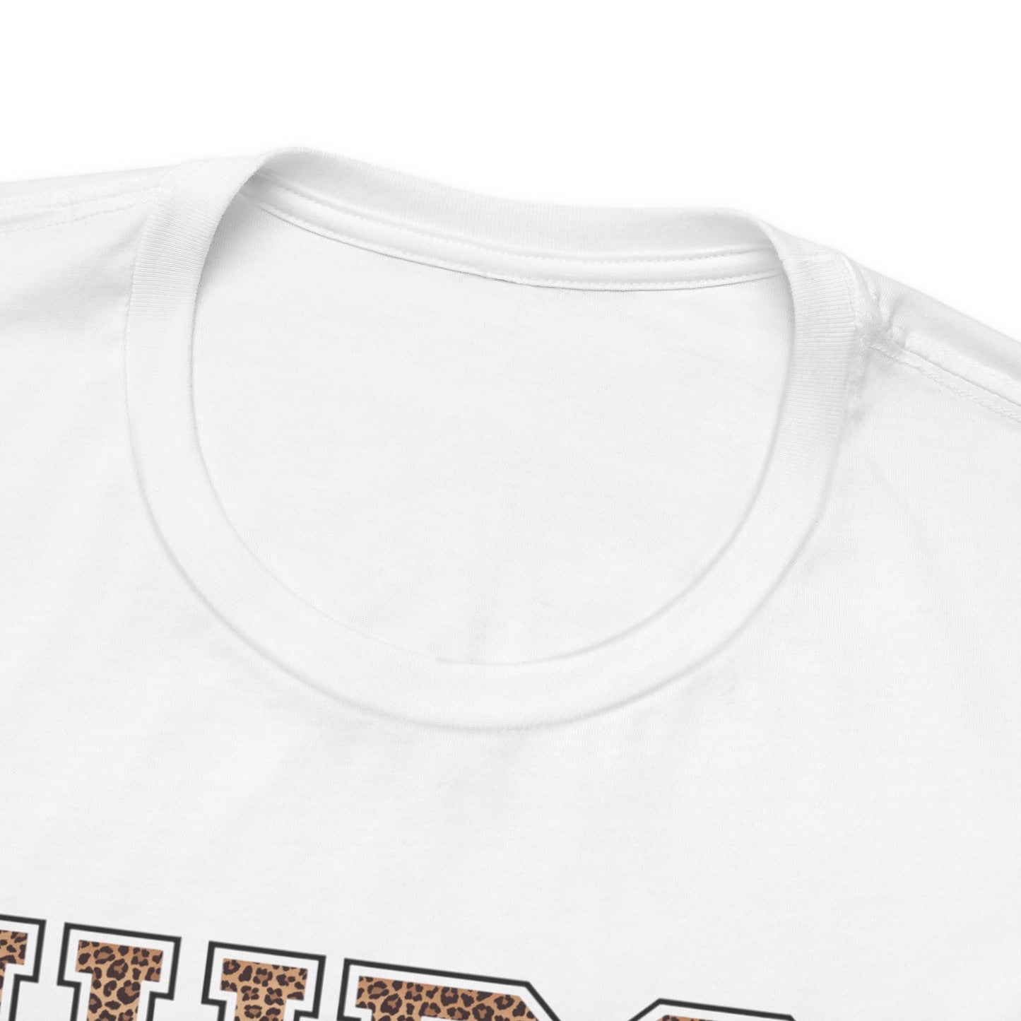 Collegiate Capital Nurse Tee - Cheetah on Black