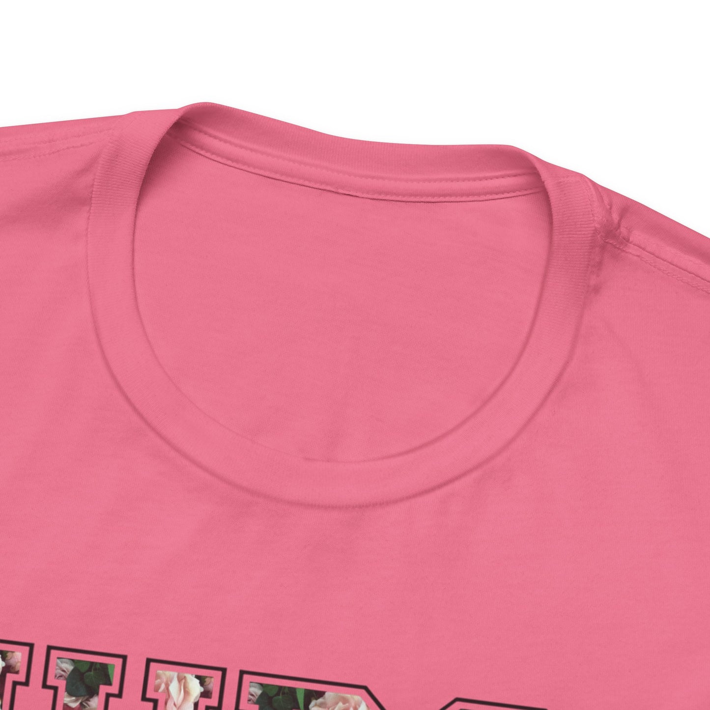 Collegiate Capital Nurse Tee - Floral on Black