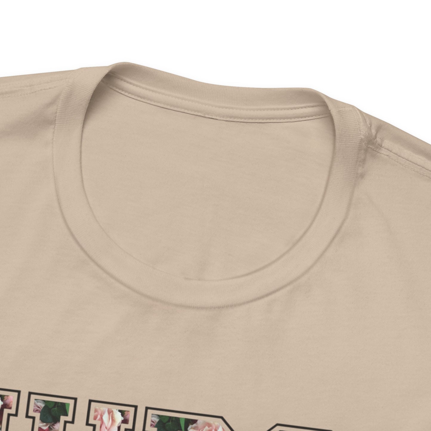 Collegiate Capital Nurse Tee - Floral on Black