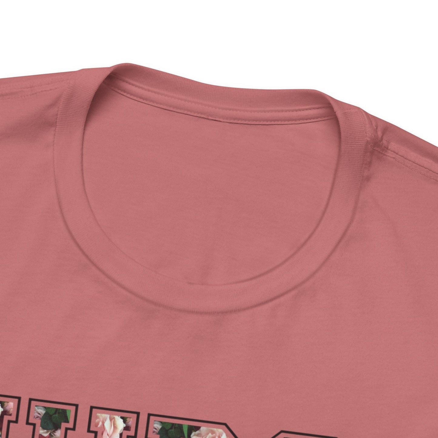 Collegiate Capital Nurse Tee - Floral on Black