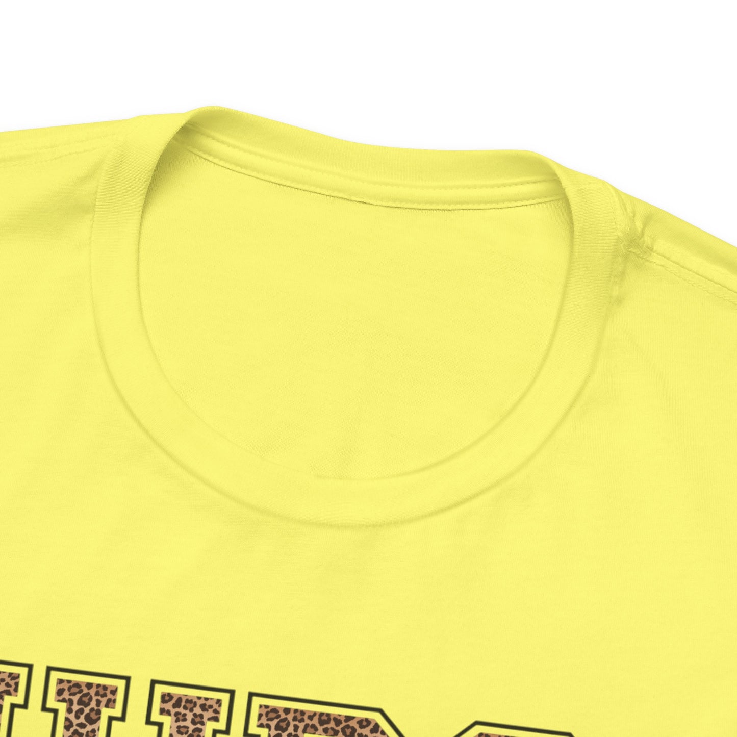 Collegiate Capital Nurse Tee - Cheetah on Black