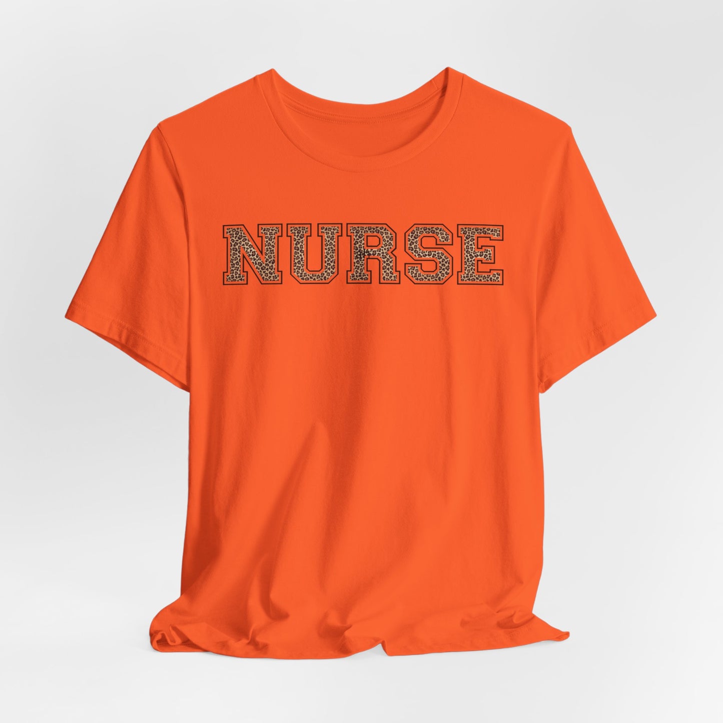Collegiate Capital Nurse Tee - Cheetah on Black