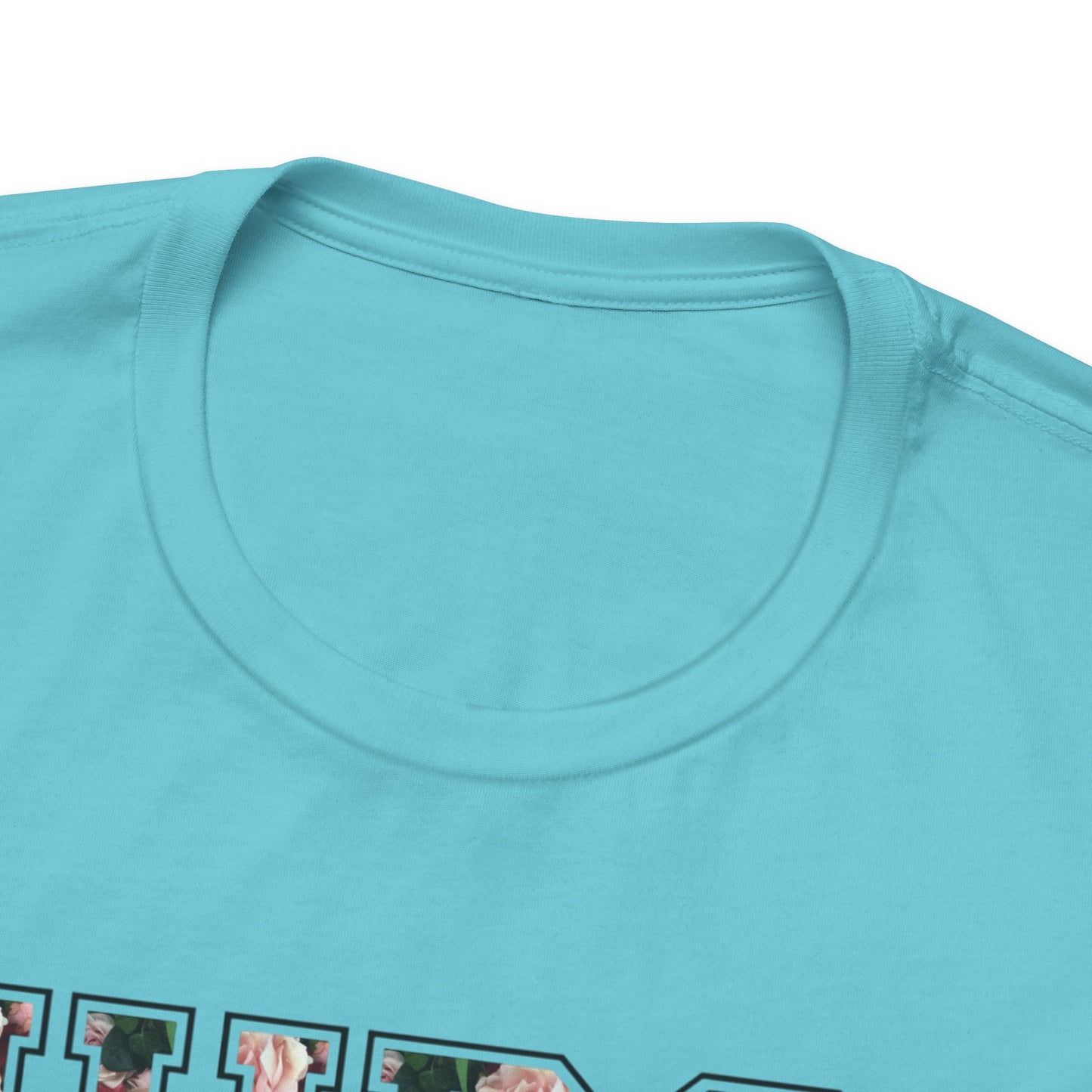 Collegiate Capital Nurse Tee - Floral on Black