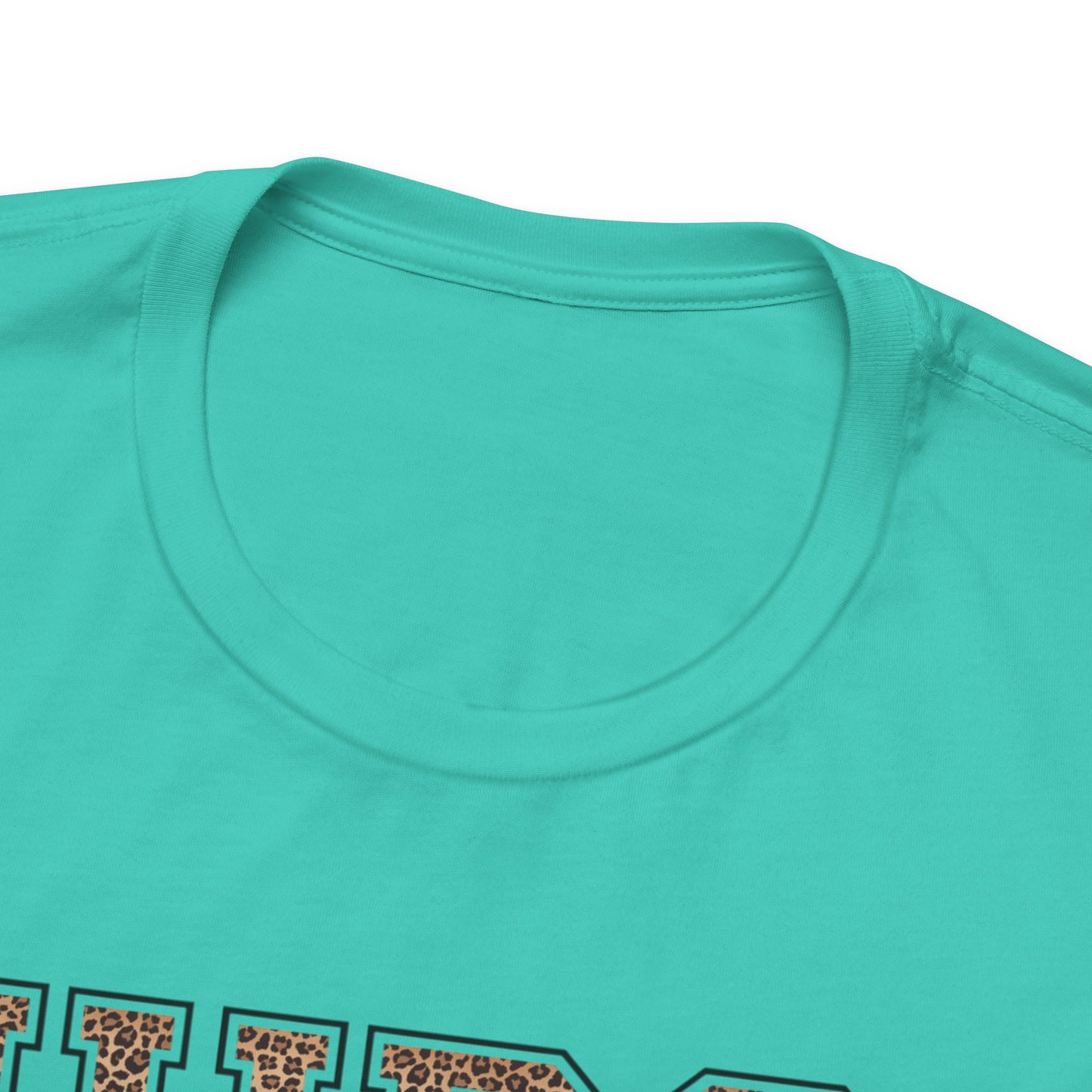 Collegiate Capital Nurse Tee - Cheetah on Black