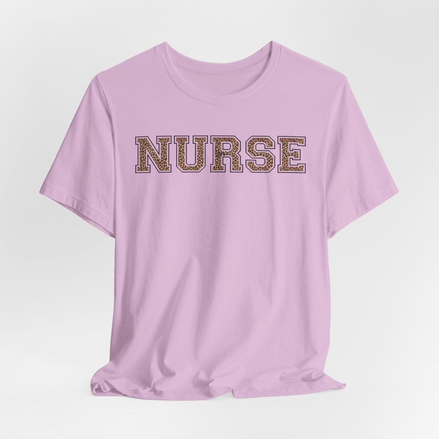 Collegiate Capital Nurse Tee - Cheetah on Black