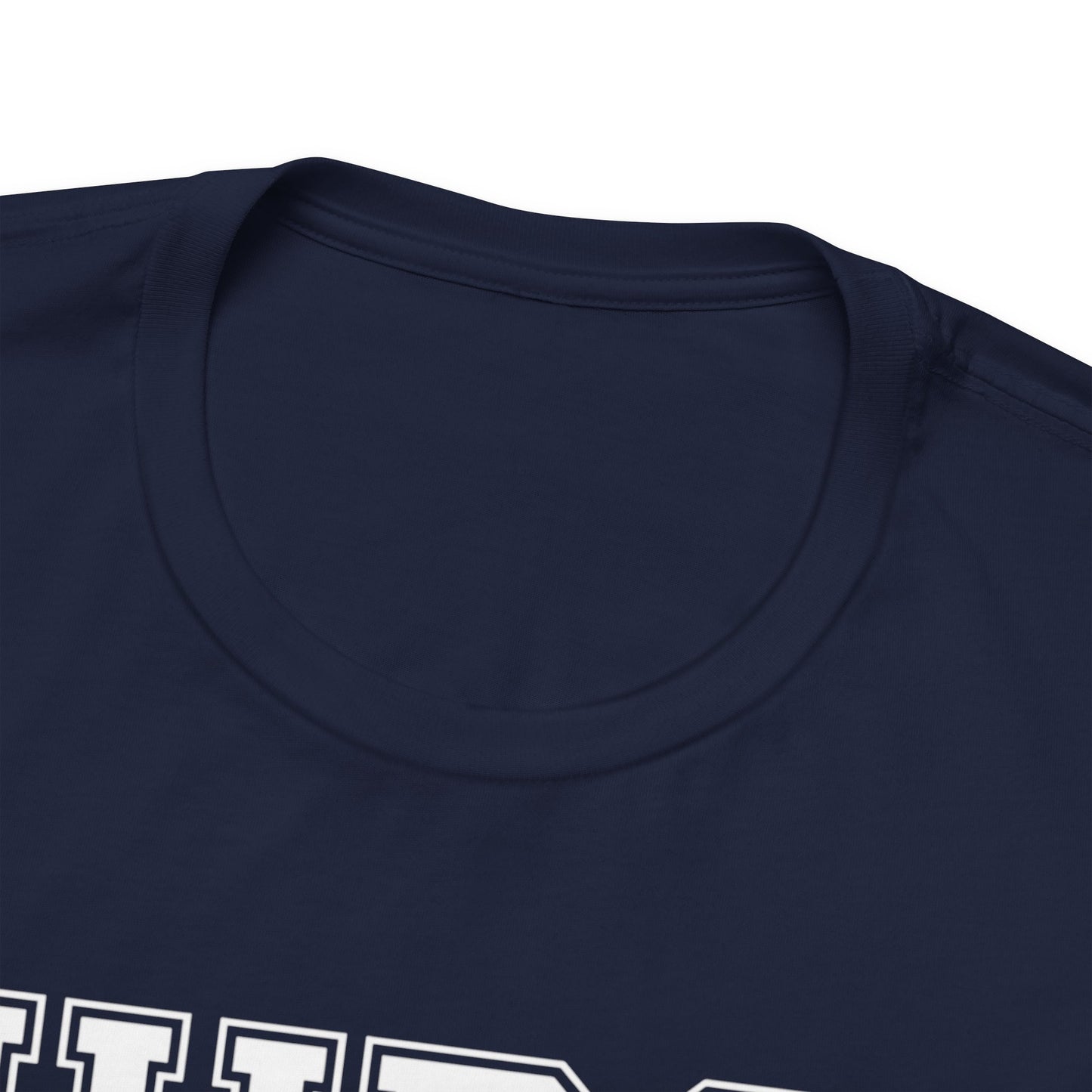 Collegiate Capital Nurse Tee - White on White