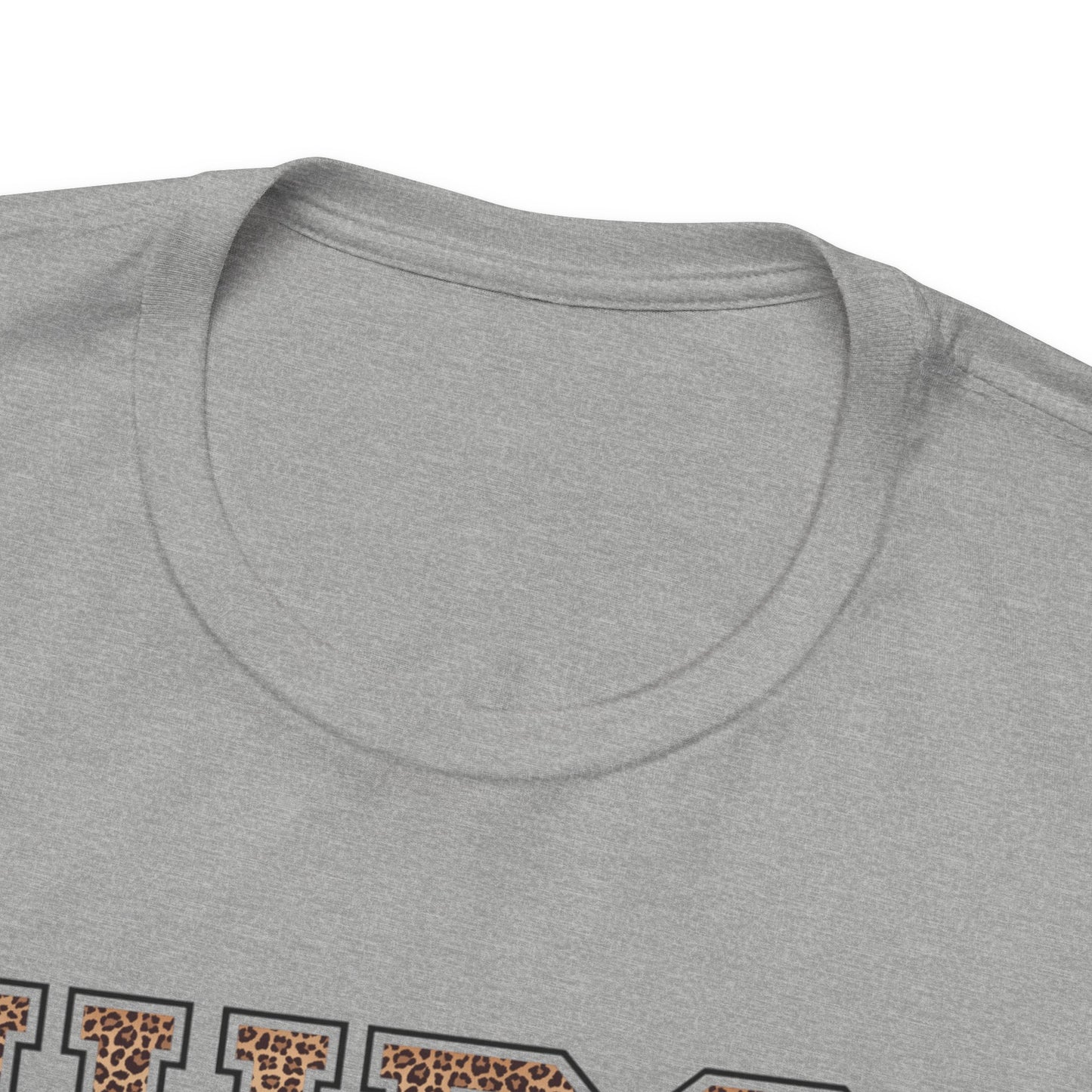 Collegiate Capital Nurse Tee - Cheetah on Black