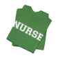 Collegiate Capital Nurse Tee - White on White