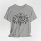 Black Nurse Caduceus Short Sleeve Tee