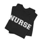 Collegiate Capital Nurse Tee - White on White