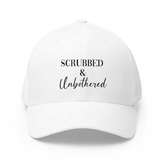 Embroidered Cap - Scrubbed & Unbothered