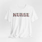 Collegiate Capital Nurse Tee - Floral on Black