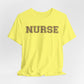 Collegiate Capital Nurse Tee - Cheetah on Black