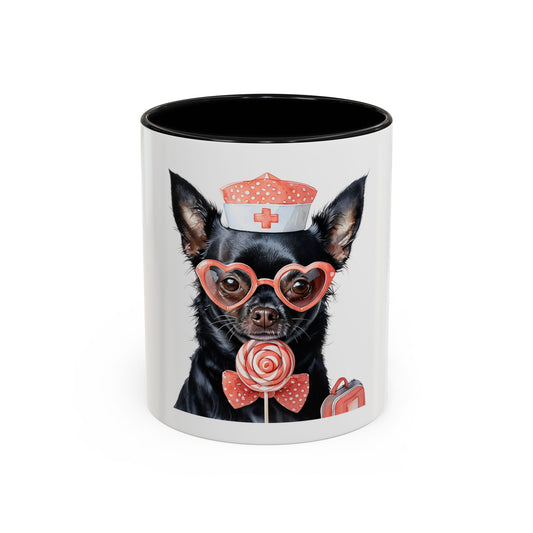 Heartwarming Nurse Dog Coffee Mug