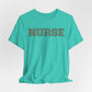 Collegiate Capital Nurse Tee - Cheetah on Black