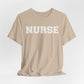 Collegiate Capital Nurse Tee - White on White