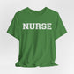 Collegiate Capital Nurse Tee - White on White