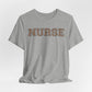 Collegiate Capital Nurse Tee - Cheetah on Black