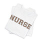 Collegiate Capital Nurse Tee - Cheetah on Black
