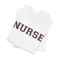Collegiate Capital Nurse Tee - Black on Pink