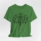 Black Nurse Caduceus Short Sleeve Tee