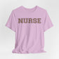 Collegiate Capital Nurse Tee - Cheetah on Black