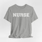 Collegiate Capital Nurse Tee - White on White