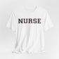Collegiate Capital Nurse Tee - Black on Pink